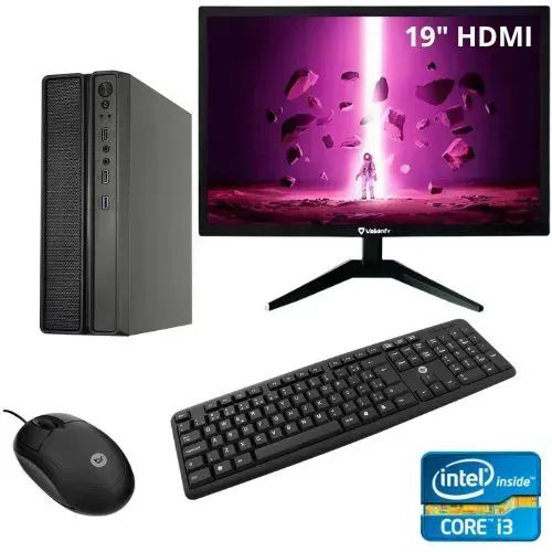 MICRO - INTEL CORE I3 3.4GHZ /MEM 8GB /SSD 240GB /MONITOR 19" LED /TECLADO /MOUSE /GABINET