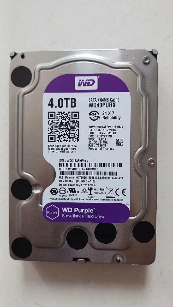 Hd wd Purple 4tb cftv dvr CPU  - Foto 2