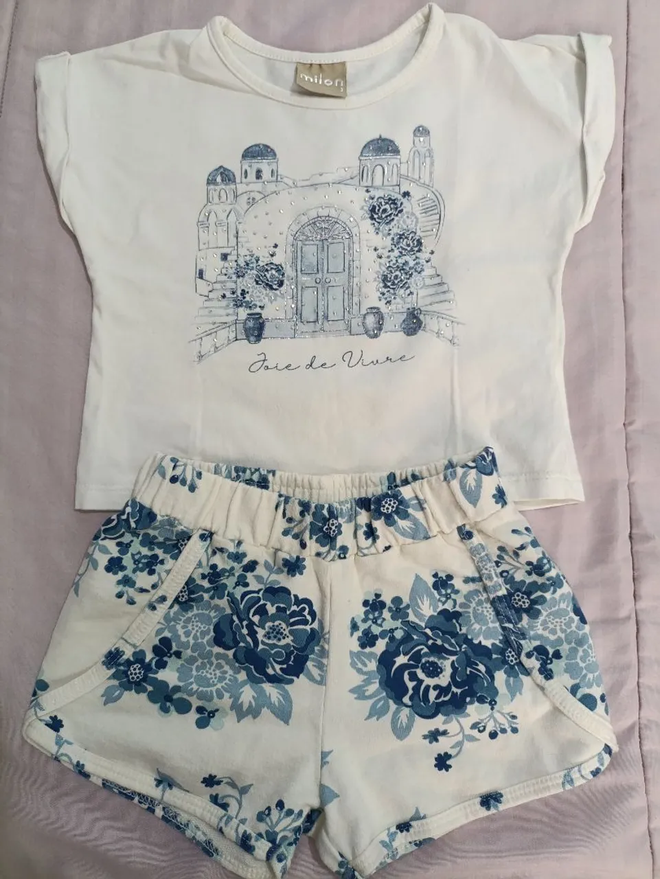 Conjunto Infantil Milon - Estampado e Confortável Tam 3