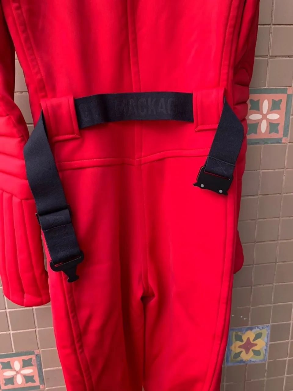 macacão de ski vermelho - Foto 3