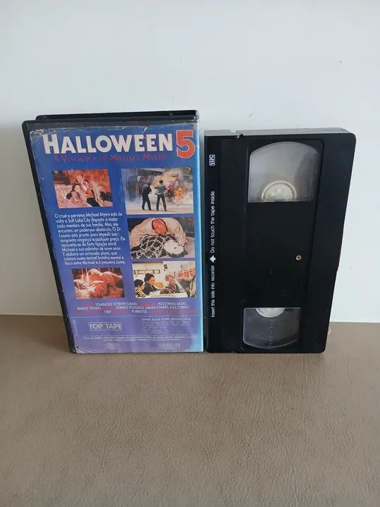 VHS Halloween 5 A Vingança de Michael Myers - Raridade - DVD, Blu