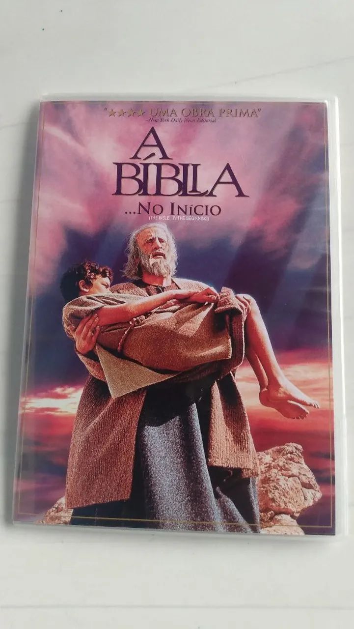 DVD original A Bíblia no início em ótimo estado 