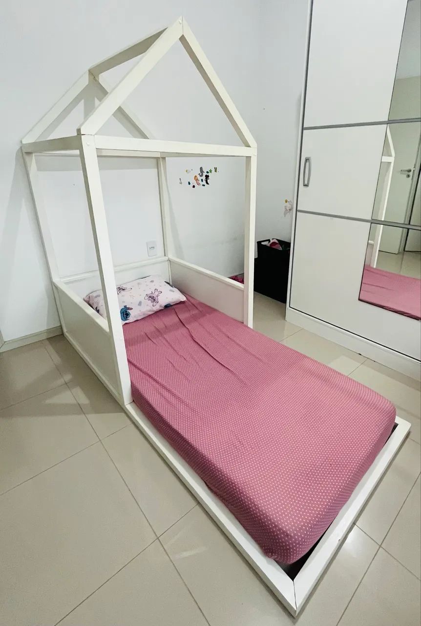 Cama Montessori Excelente Casinha Solteiro - Foto 3