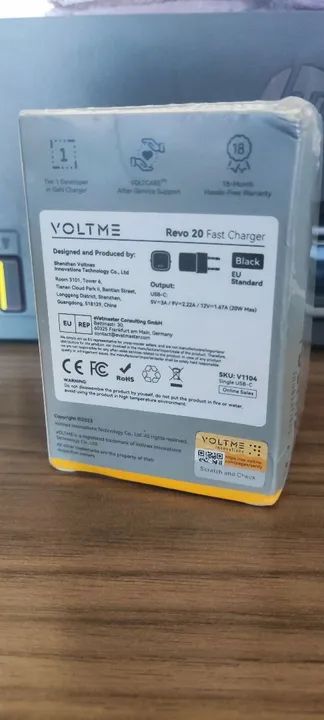 VOLTME USB C Carregadores rápidos 30W Carregador portátil Suporte Tipo C PD Carregamento r - Foto 5