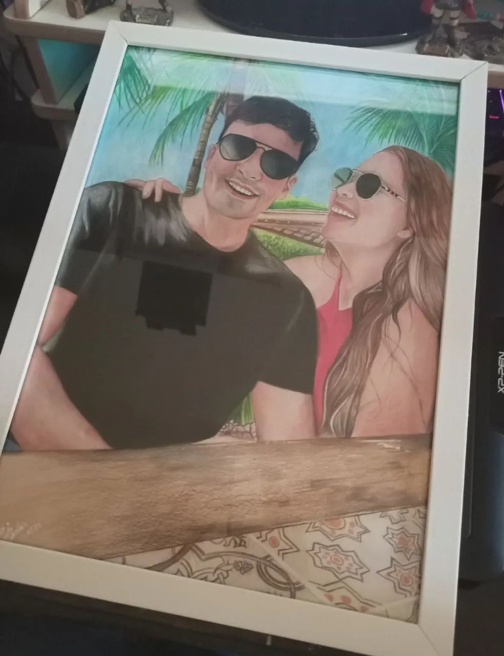Quadro realista, presentei com um desenho - Foto 2