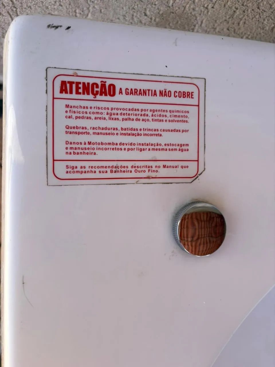 BANHEIRA HIDROMASSAGEM OURO FINO 1.80m X 1.28m COM BOMBA  - Foto 5