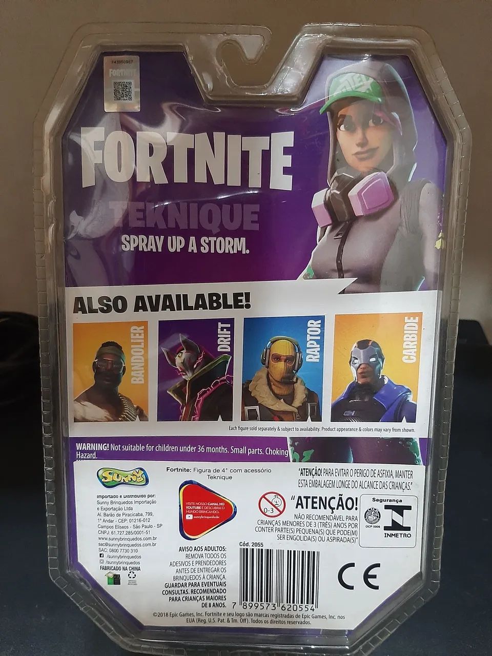 Boneco Fortnite Teknique Solo Mode Hobbies e coleções Tijuca