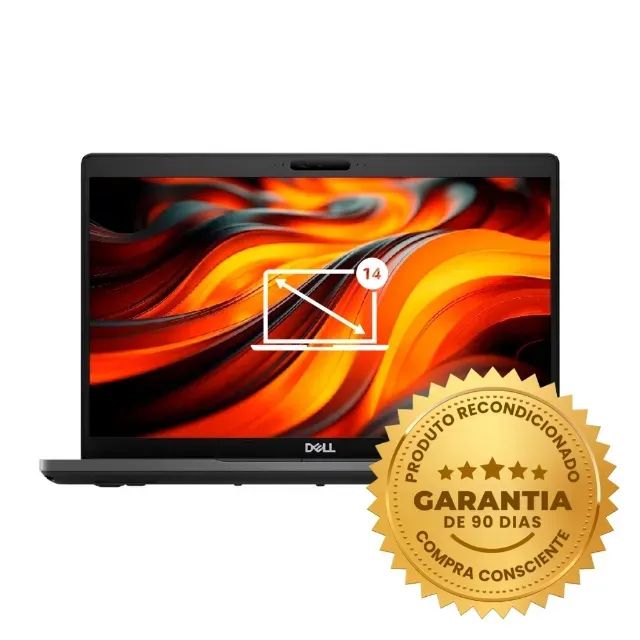 Notebook Dell Latitude Core I5 8th + 8 Gb DDR4 + 256 GB SSD M2 - 14 Polegadas