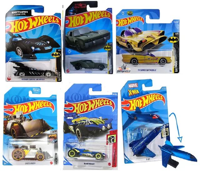Lote carrinhos Hot wheels temáticos