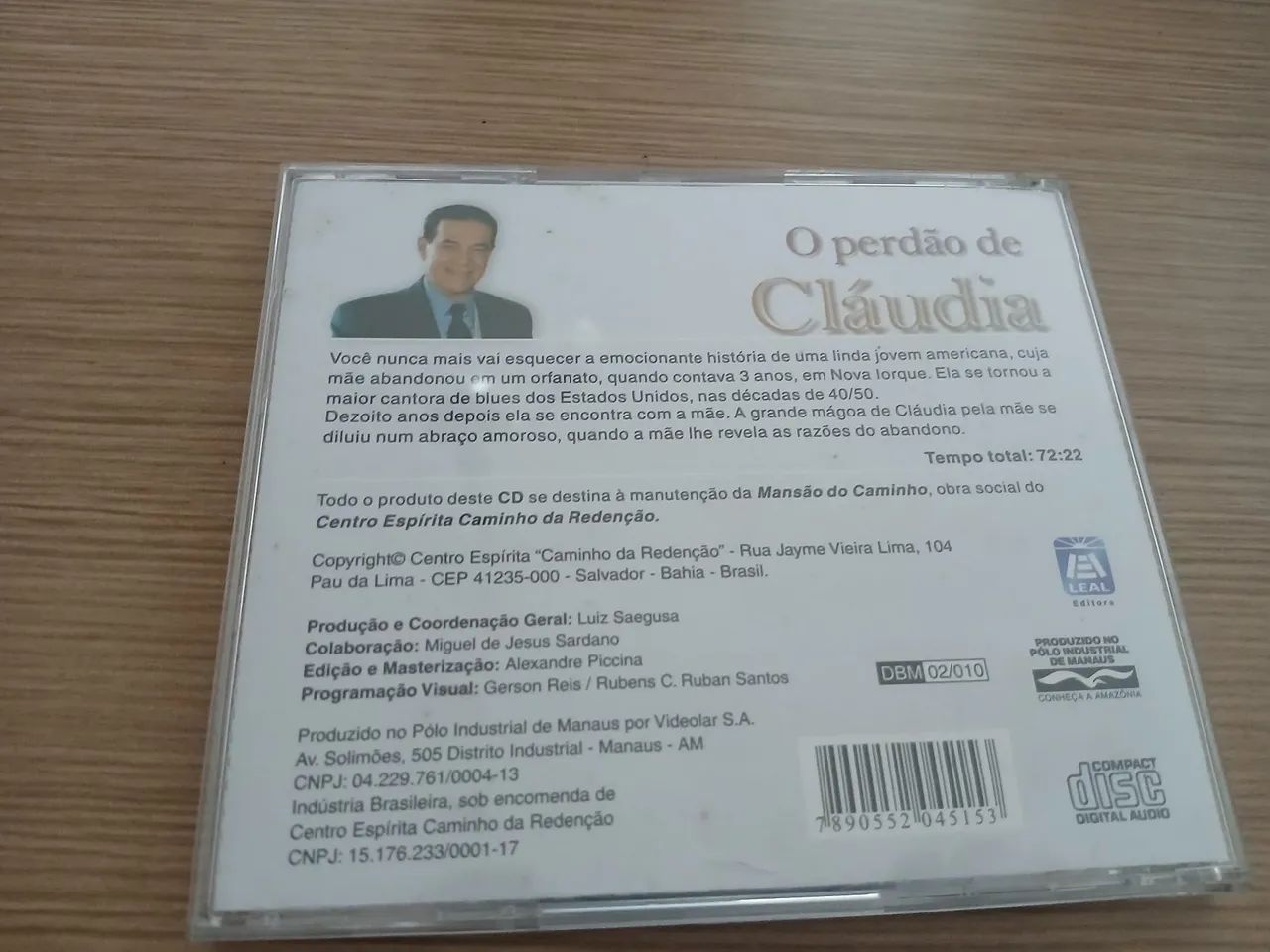 O perdão de Claudia - CD Divaldo Franco - Foto 2