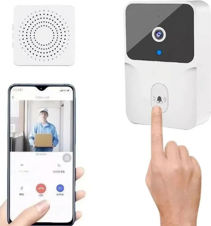 Campainha Inteligente Com Câmera de Segurança Wi-Fi. Entrega Grátis! - Foto 2