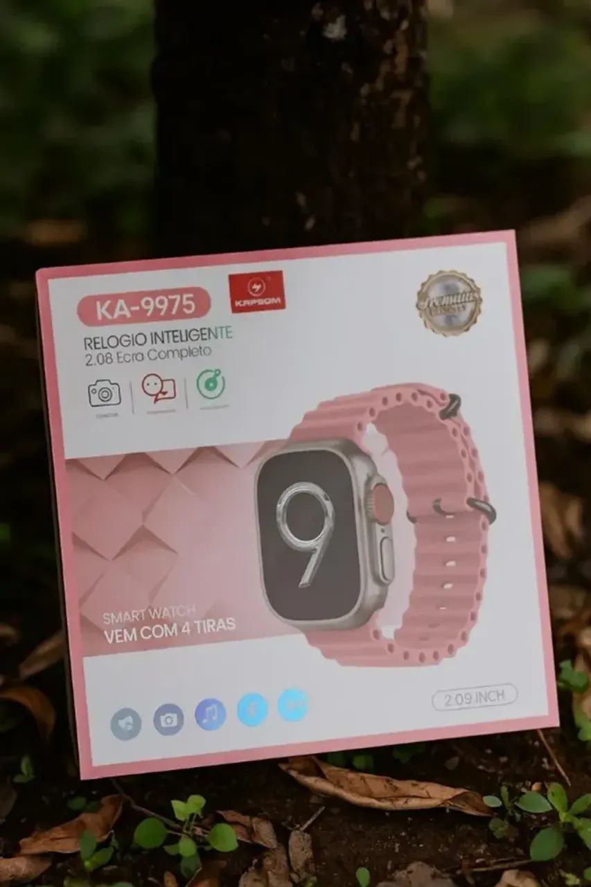Relógio Smartwatch Digital com 4 Pulseiras