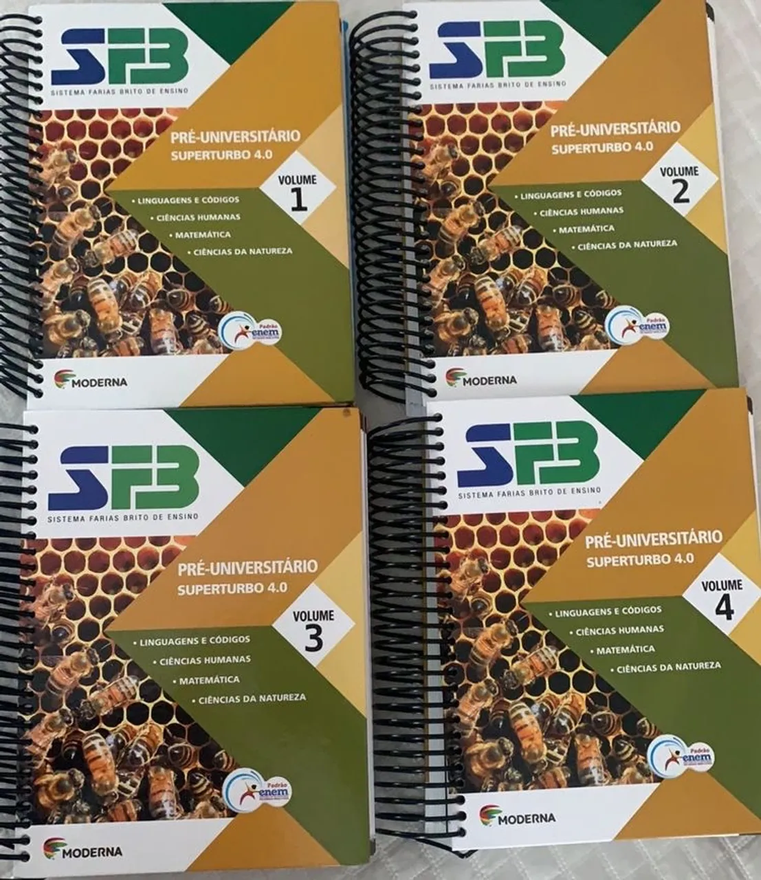 Kit Pré-vestibular Superturbo 4.0 - Volumes 1 a 4