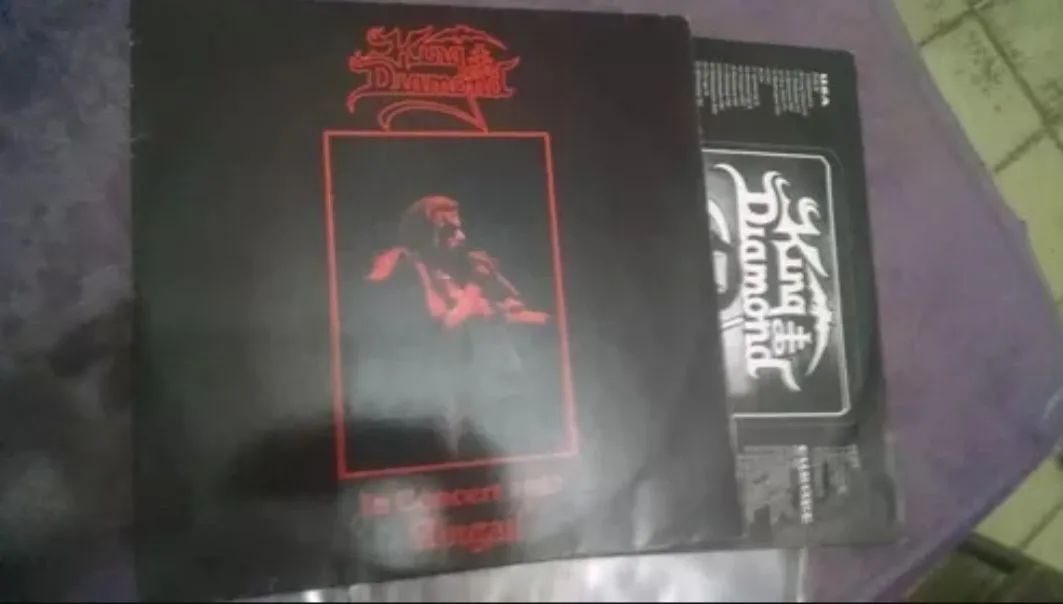LP King Diamond - Abigail in concert 1° press 1987
