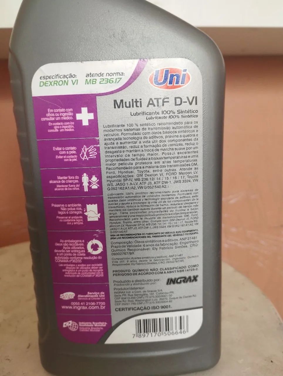 Óleo de câmbio automático 7l - Foto 2