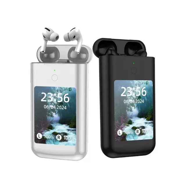 Fone De Ouvido Tela Amoled Touch Bluetooth Com Jogo Anc/enc