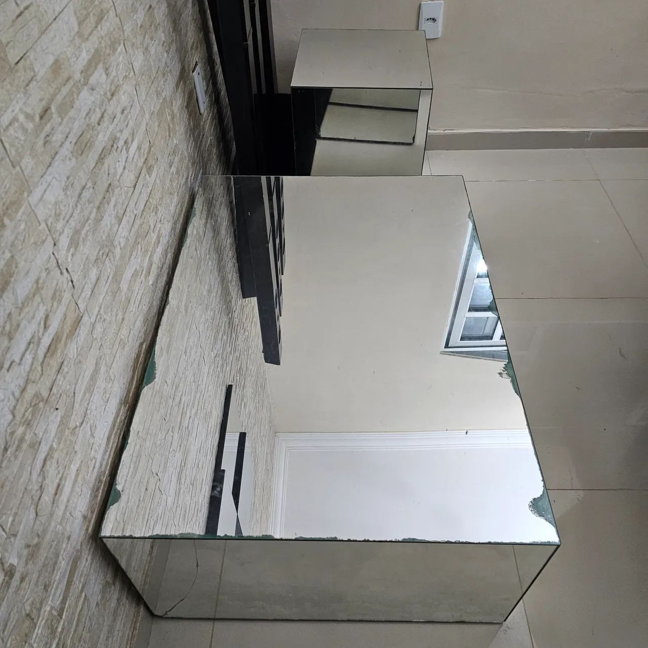 Mesa de Centro Espelhada Moderna65566199257347123