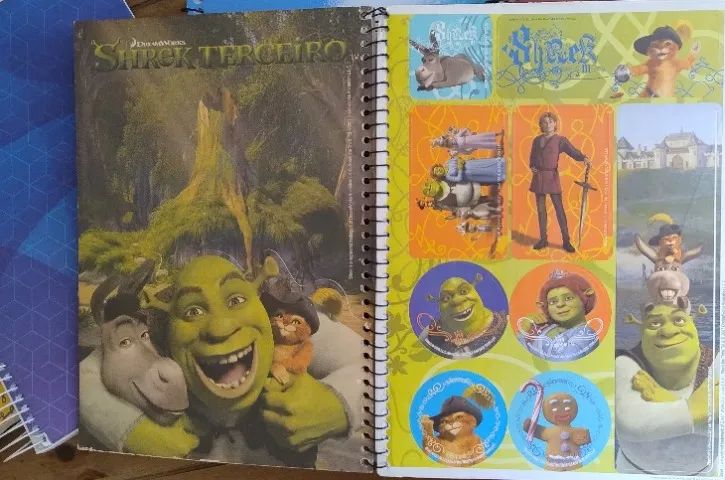 Caderno Shrek 100 folhas 