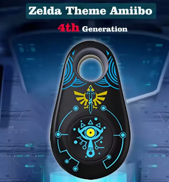 Chaveiro NFC Tag Amiibolink Amiibo Nintendo AmiLoop
