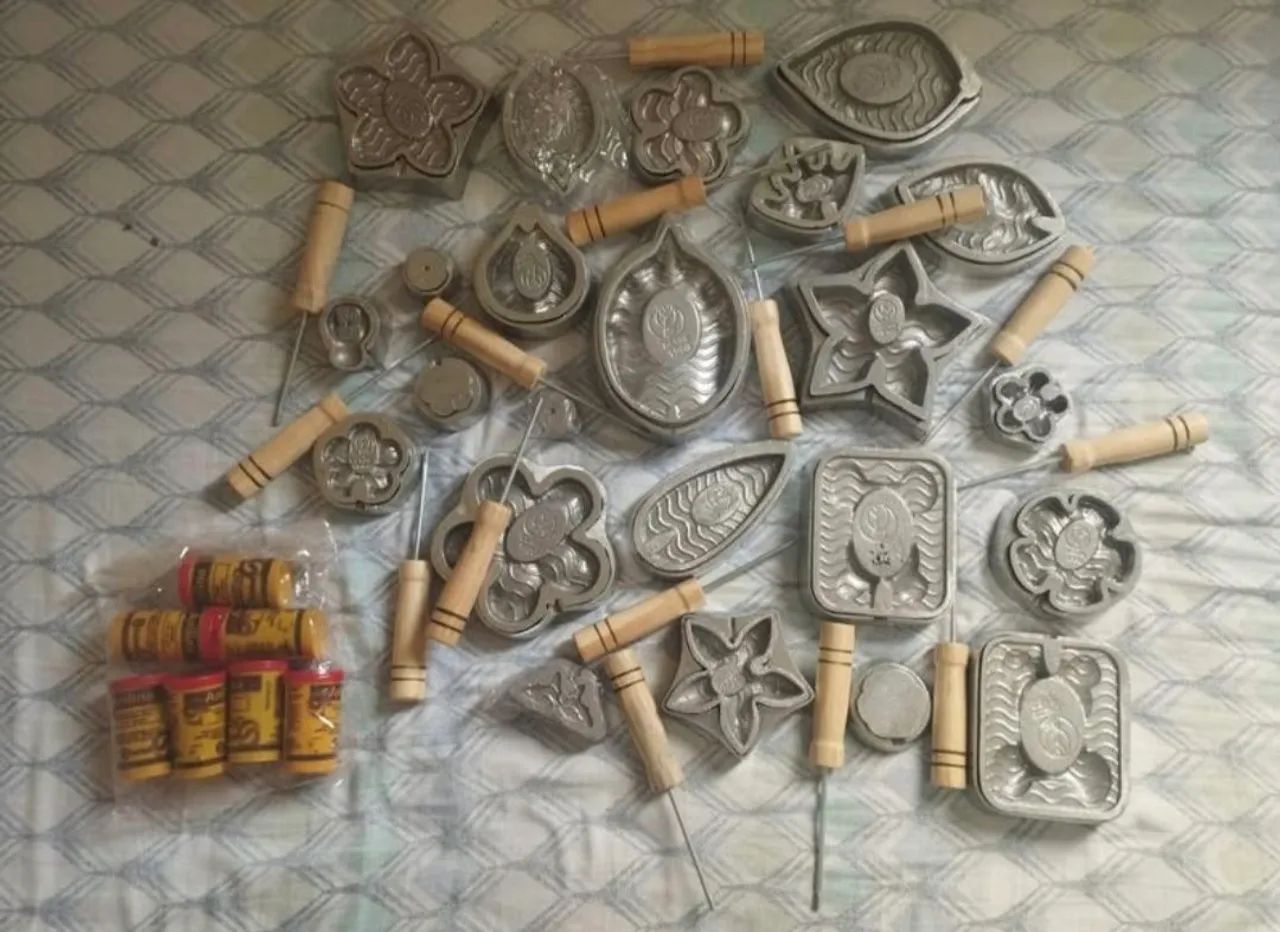 Kit com 22 frisadores para flores artesanais dm EVA