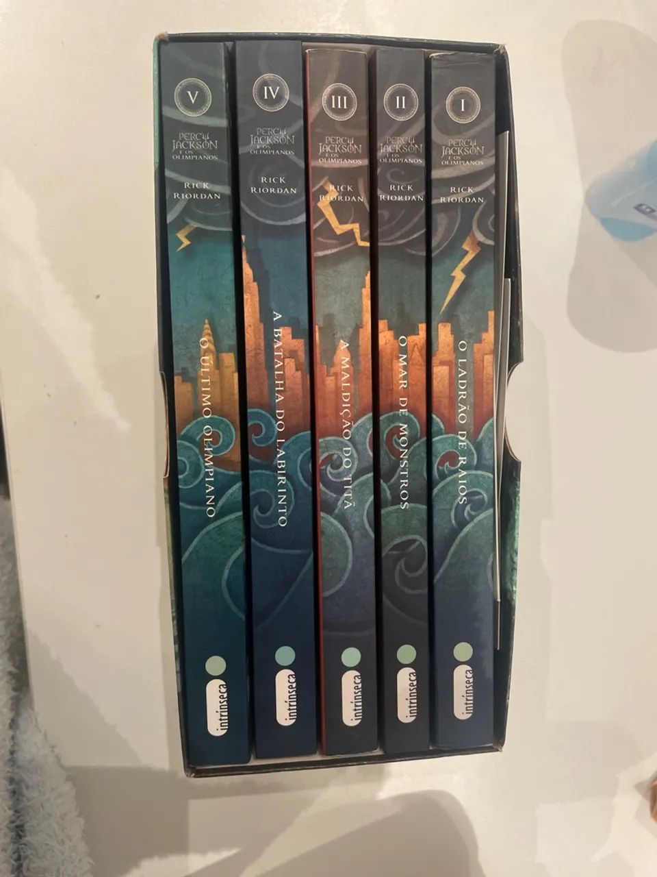 Box Percy Jackson e os Olimpianos - Série Completa