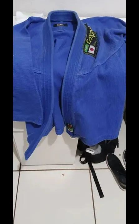 Kimono de Jiu-Jitsu Azul - Tamanho M