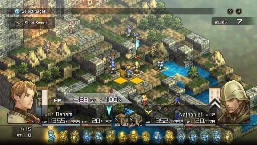 タクティクスオウガ → タクティクスオウガ 運命の輪|2010年|タクティクスオウガ 運命の輪(PSP)|ゲーム画面例(比較組 4)