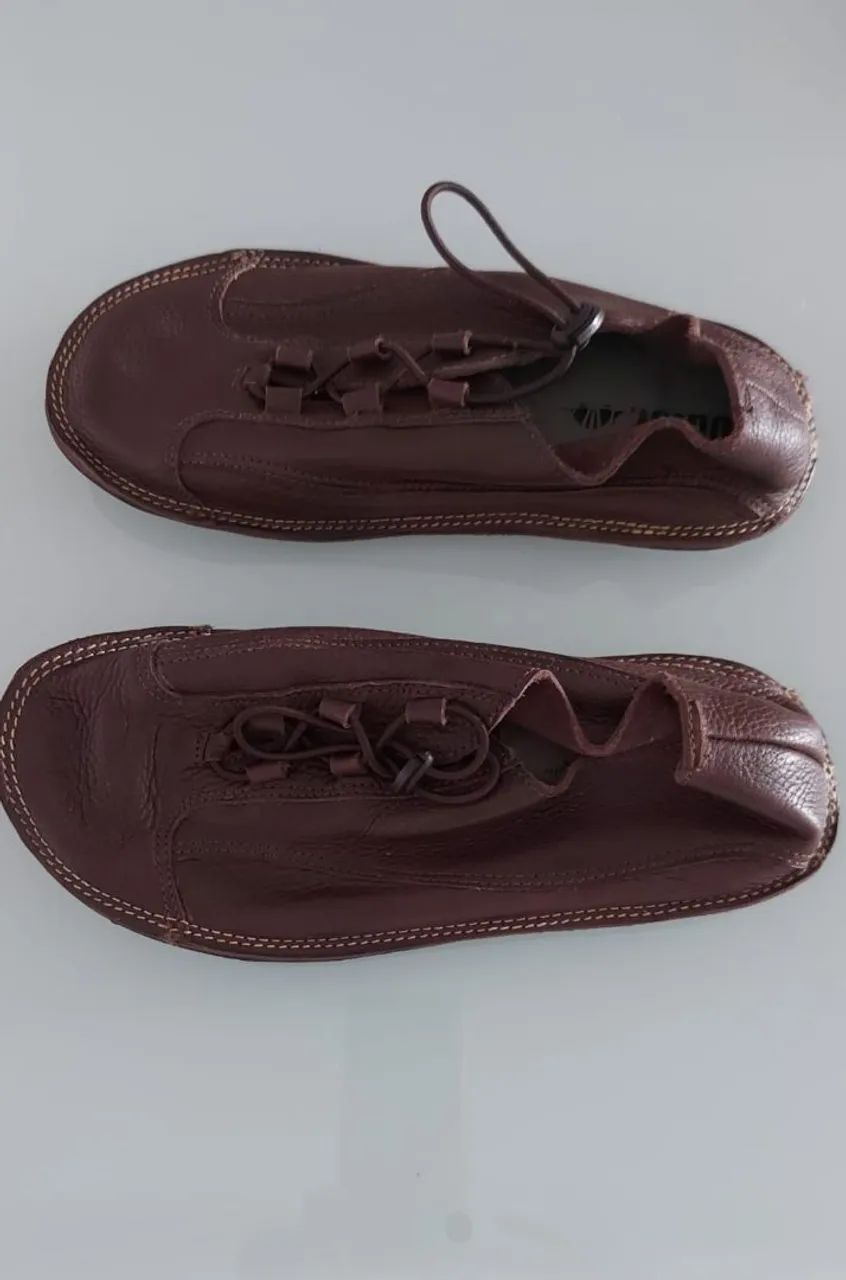 SAPATO EM COURO MARROM N° 38 masculino OUTER SEM USO