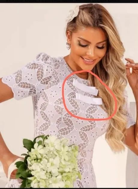 Vestido em tecido Laise de Noiva - Foto 4