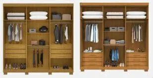 GUARDA ROUPA CASAL 6 PORTAS - Foto 3