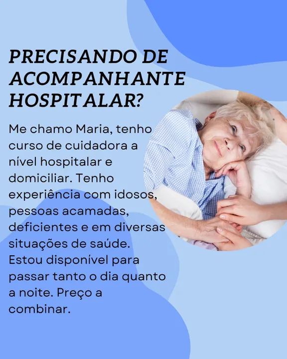 CUIDADORA EM HOSPITAL 