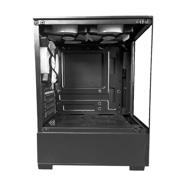 Gabinete Gamer Duex DXJ250-2 BK Black *Com 3 Fans* - Micro-ATX, Mini-ITX - WZetta - Foto 3
