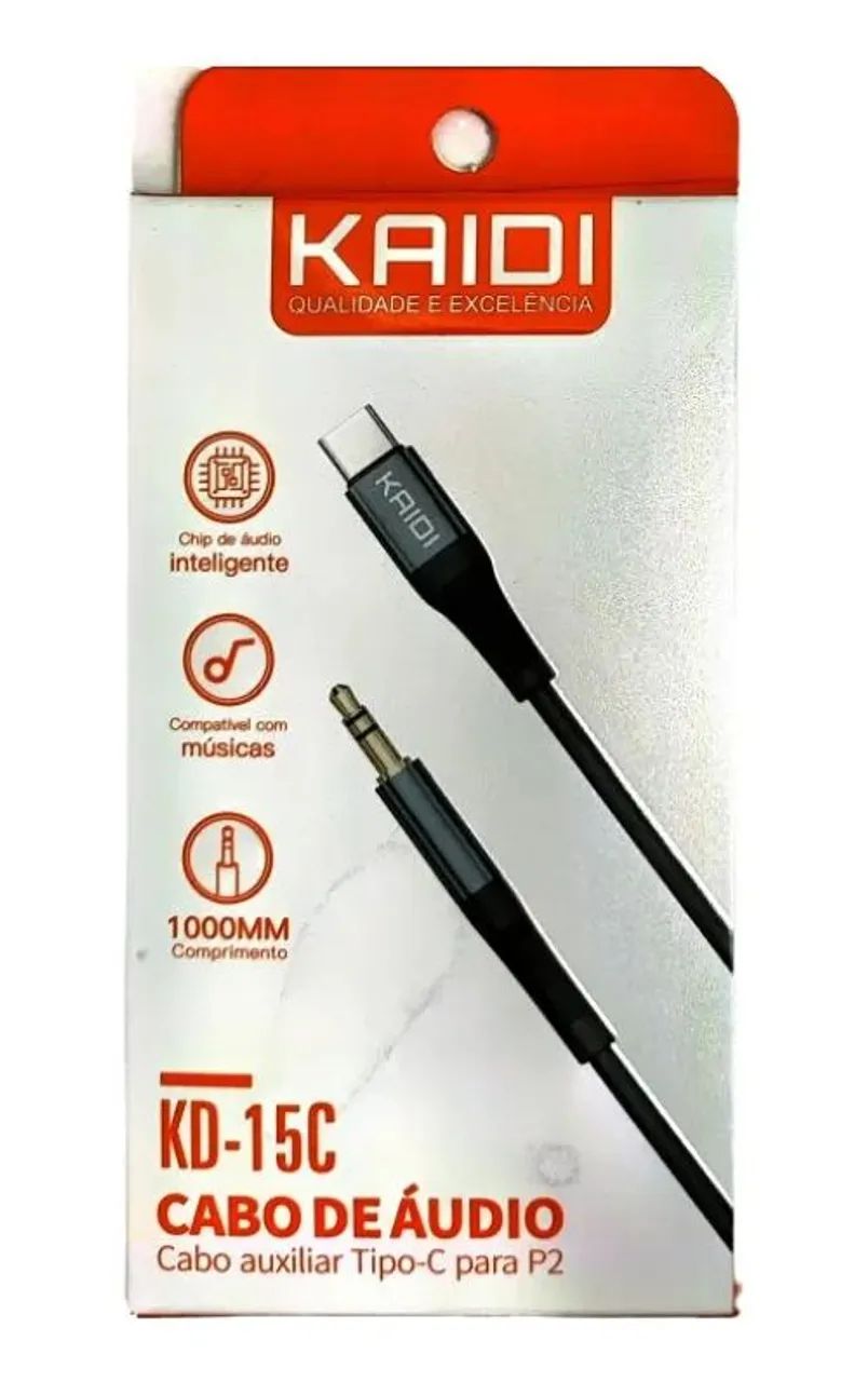 Cabo De Audio Veicular Tipoc Para P2 1 Metro