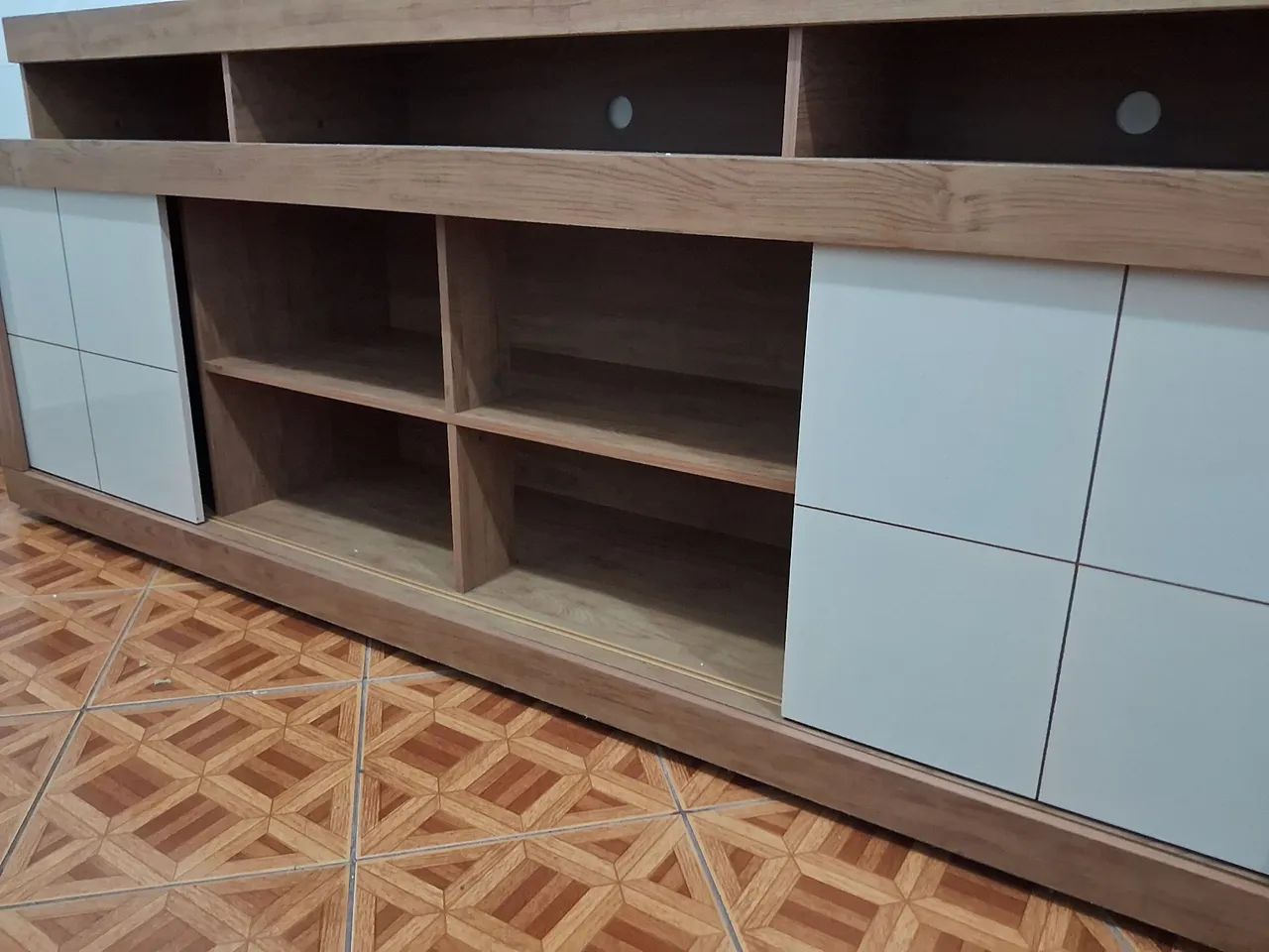 Oportunidade! Rack TV 55" Moderno - MDF (Estado de Novo) - Foto 4