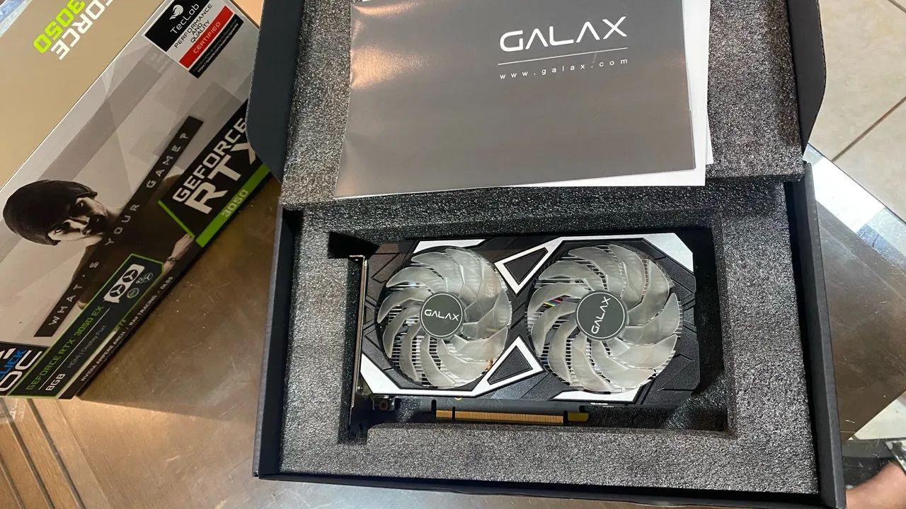 Placa de Vídeo Galax GeForce RTX 3050 8GB VRAM - Foto 3