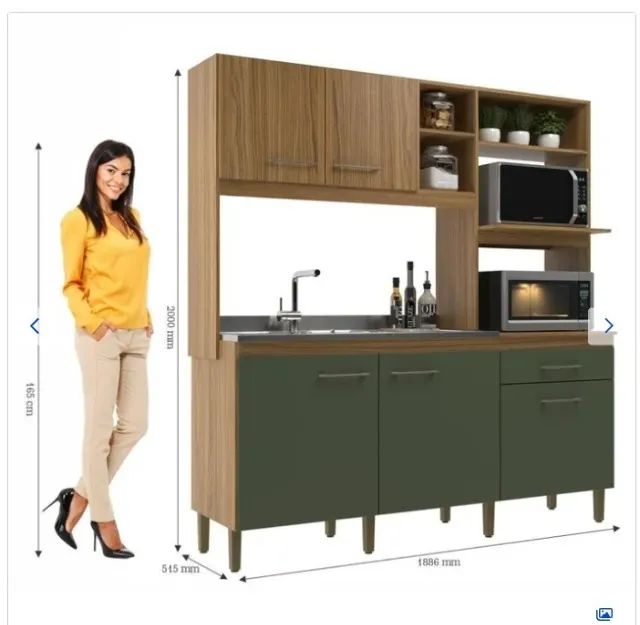 Cozinha na caixa nova