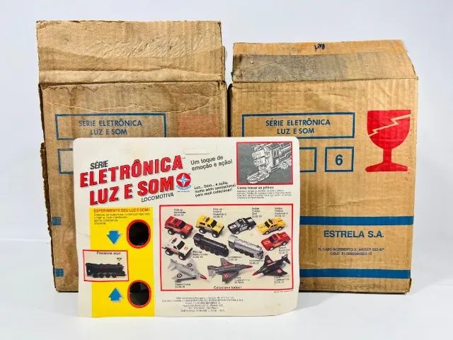 Serie Eletrônica Luz e Som Estrela , Brinquedo Raro Novo !! Lacrado !! Locomotivas - Foto 2