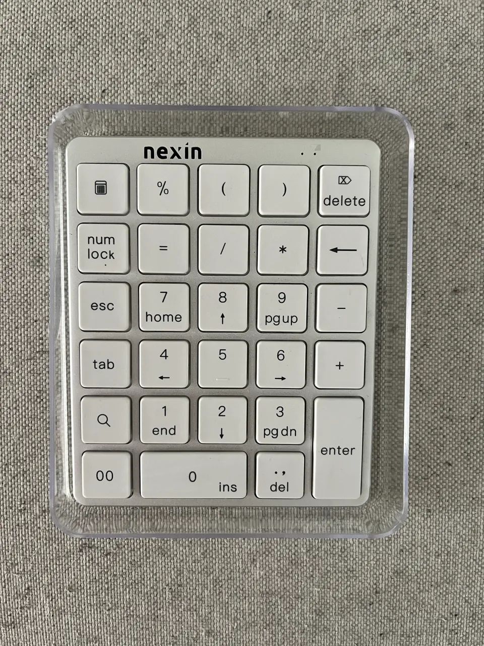 Teclado Numérico Bluetooth Recarregável 28 Teclas Macbook 