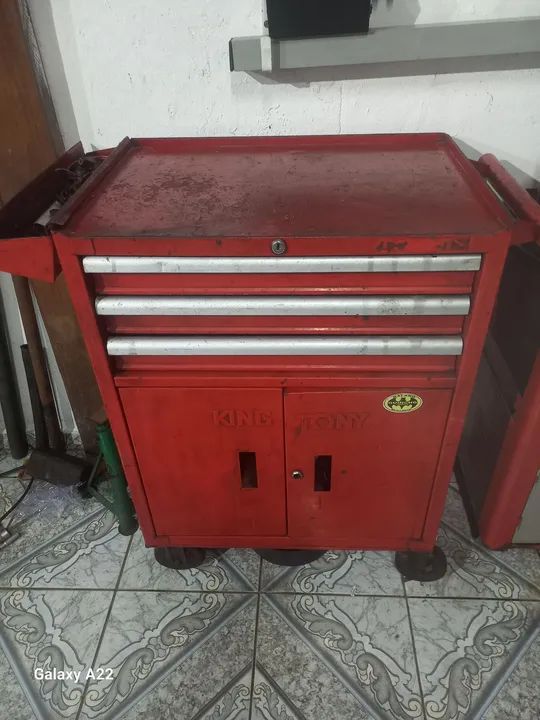 Caixa de ferramentas com 3 gavetas