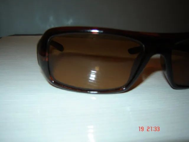 óculos solar em acetato, cor marrom, estojo especial - Foto 3