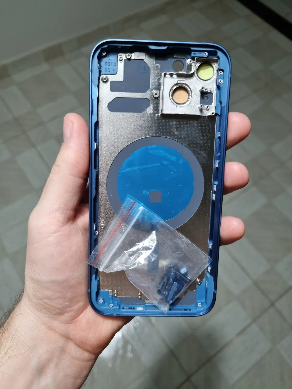 Carcaça iPhone 13 Azul (Nova)