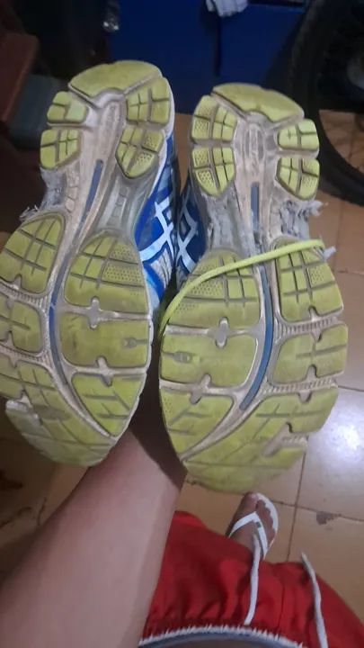 Tênis Asics Gel Azul e Branco - Foto 3