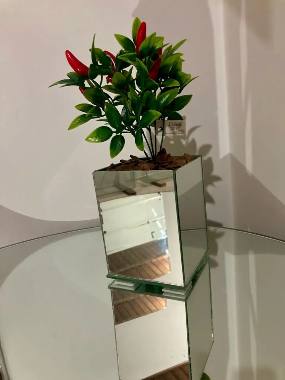 Cachepo em arranjo de pimenta artificial - Foto 2