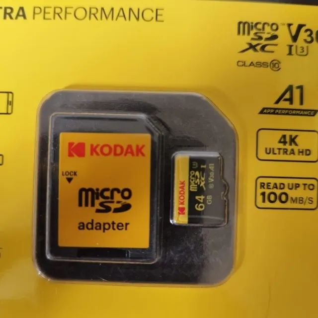 Cartão De Memoria 64gb Kodak Micro Sd Câmera Wifi MicroSDXC - Foto 2