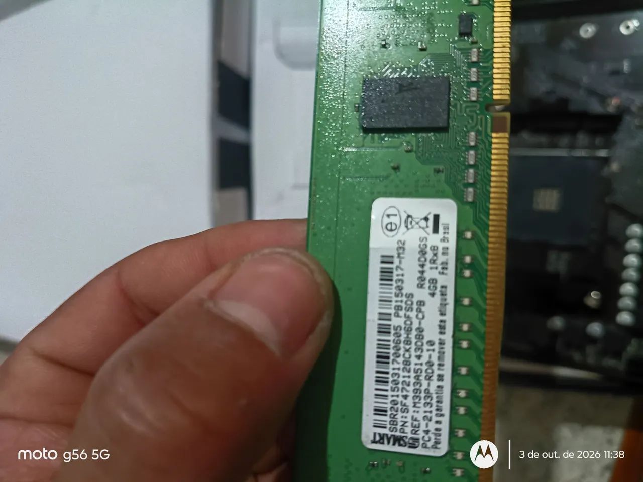 Placa mãe AM4 PRA PEÇAS+ 4GB DDR4 - Foto 4