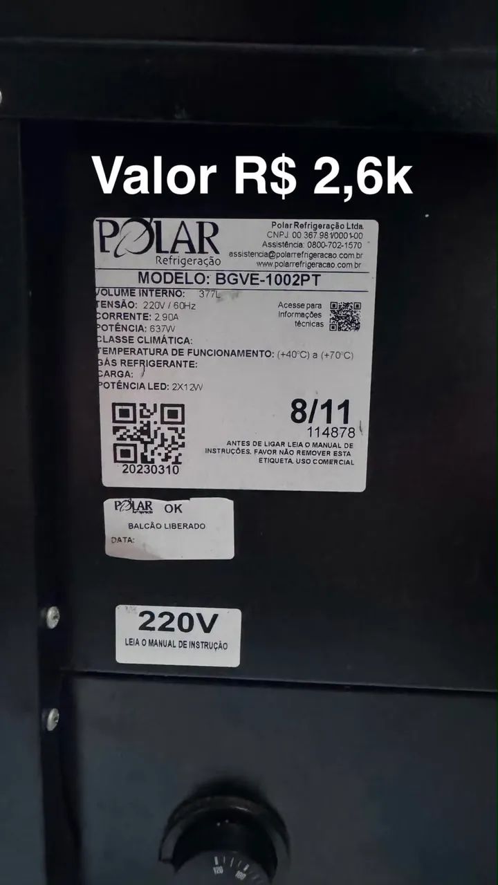 Expositora quente , Polar 220V  - Foto 3