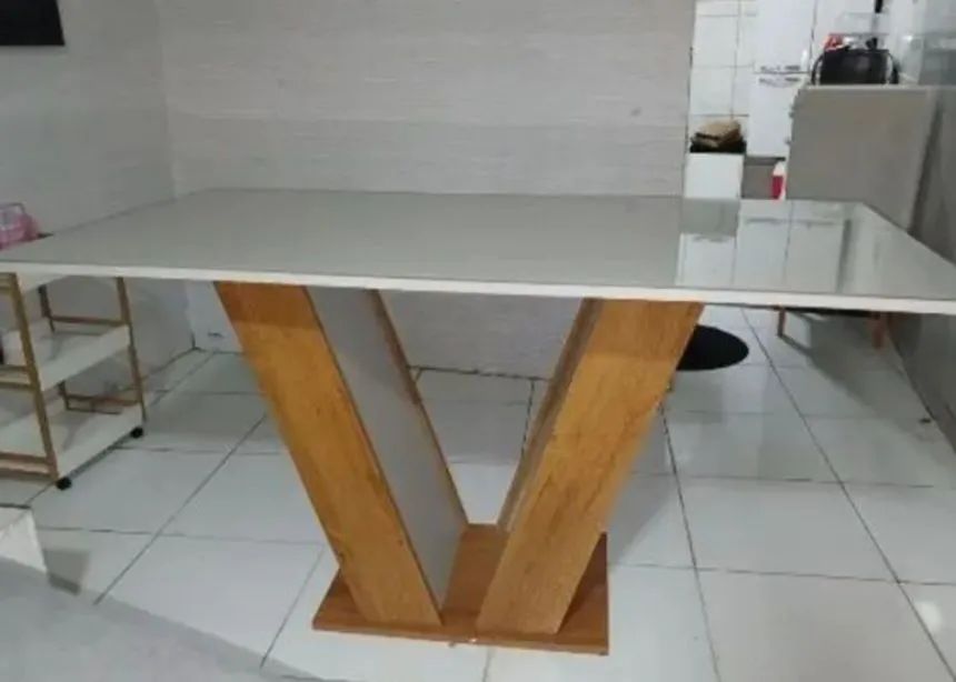 Mesa de jantar 6 cadeiras 1.60