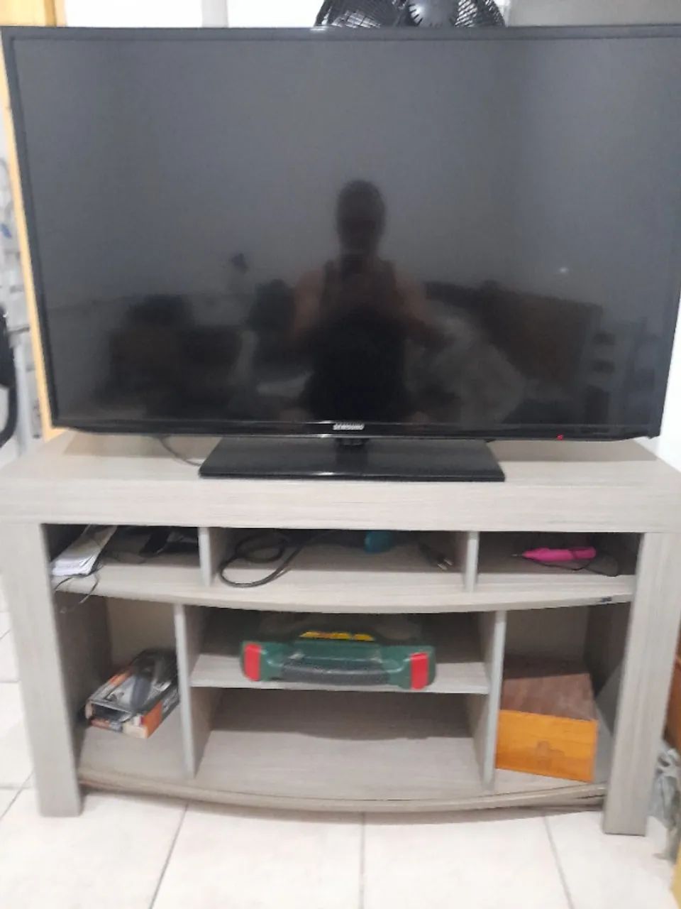 tv 46 polegadas com rack