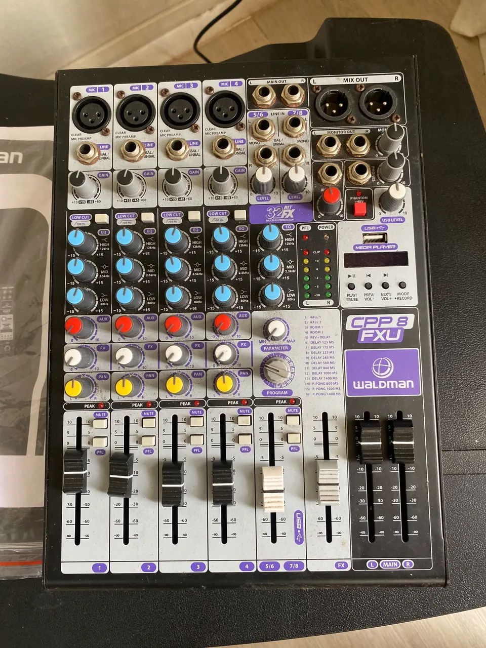 *? MESA DE SOM WALDMAN CPP 8 FXU - R$650 ? - Foto 2