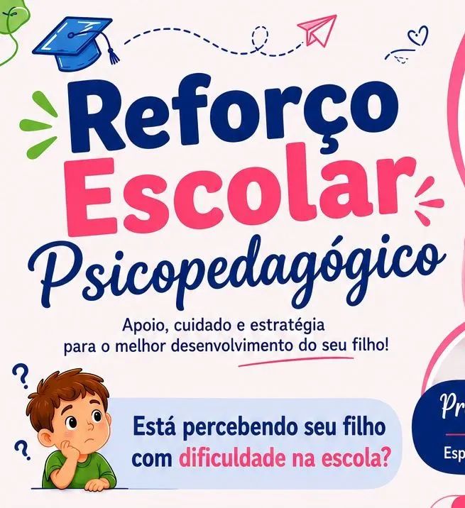 Reforço Escolar Pisicopedagógico 